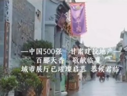 甘肅建投地產(chǎn)百酈天香敬獻臨夏