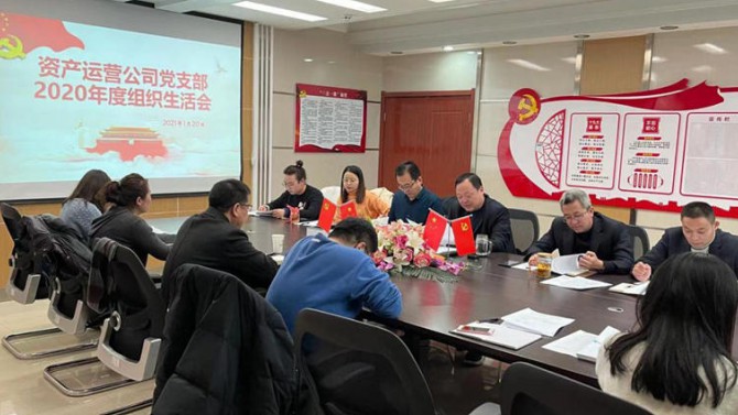 資產(chǎn)運營公司黨支部開展2020年度組織生活會、民主評議黨員和黨支部述職評議考核工作