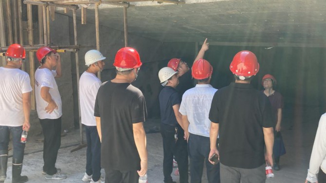 百酈玲瓏府項目5#、6#樓主體結(jié)構(gòu)順利通過驗收